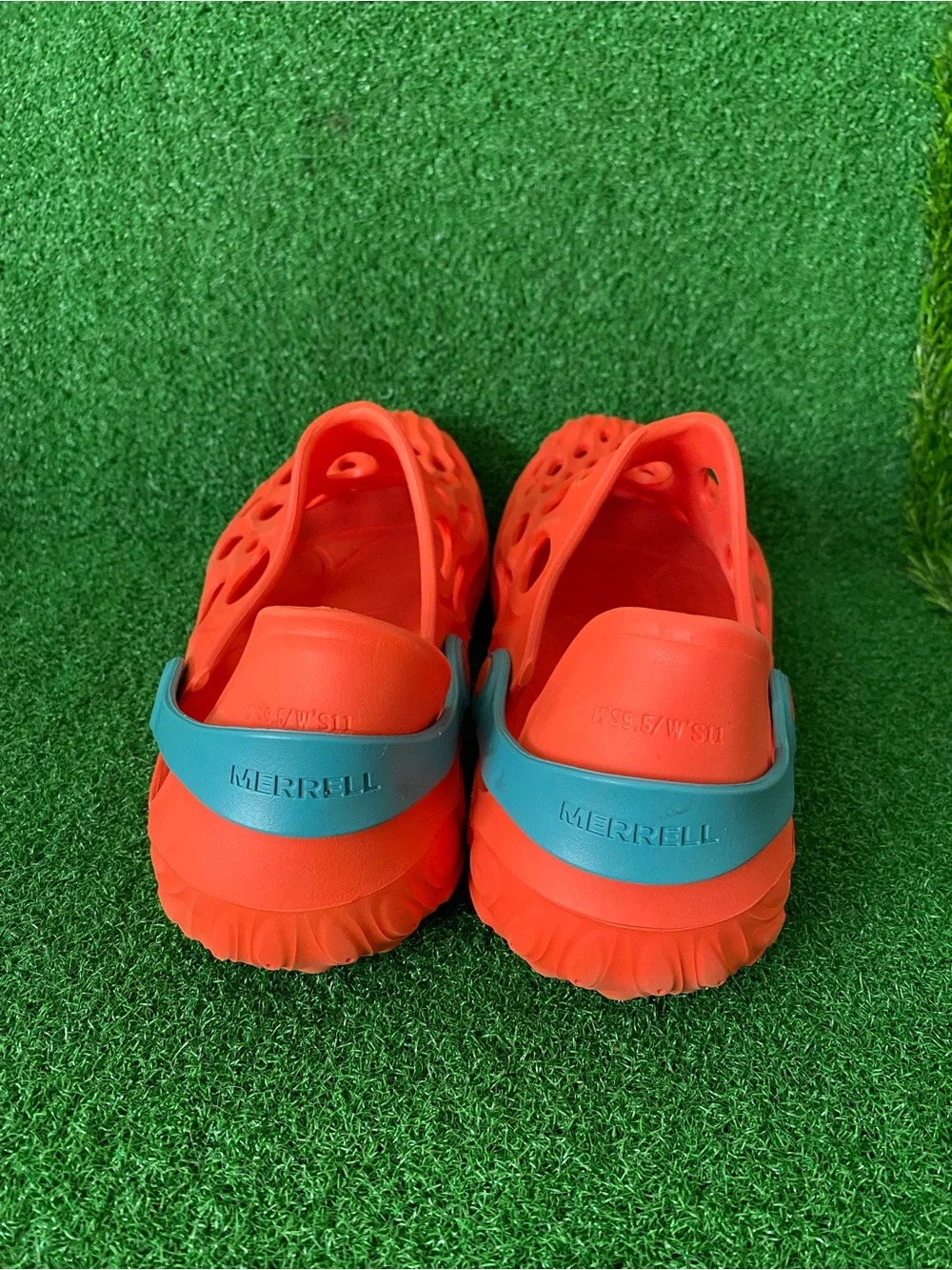 Merrell Hydro Moc Water Sandal Shoes Tangerine Sz 9.5 Mens (Jul 026)